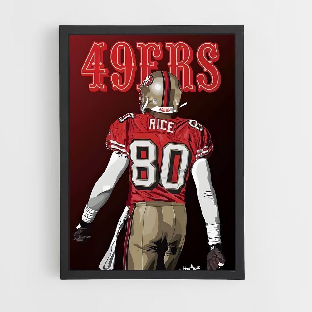 Poster Jerry rice (vue 2)